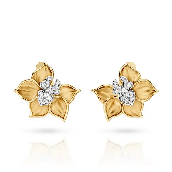 Carrera y Carrera Orquídeas Maxi Ohrringe