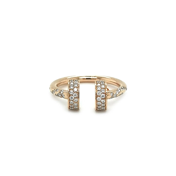 Goldring mit Diamanten