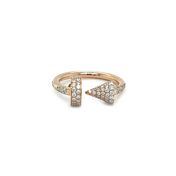 Goldring mit Diamanten