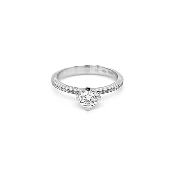 Gold Verlobungsprtsen mit Diamant