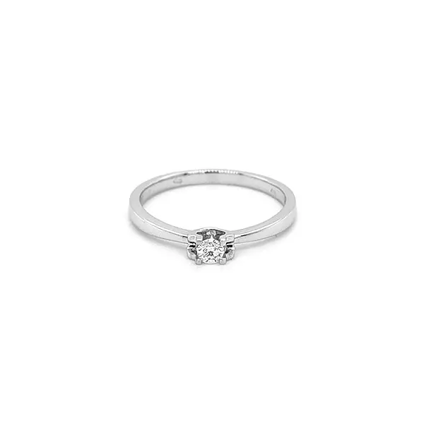 Gold Verlobungsring mit Diamant