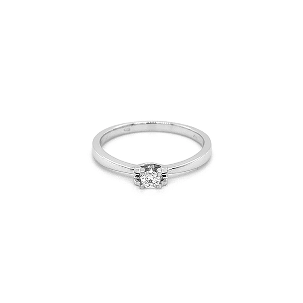 Gold Verlobungsring mit Diamant