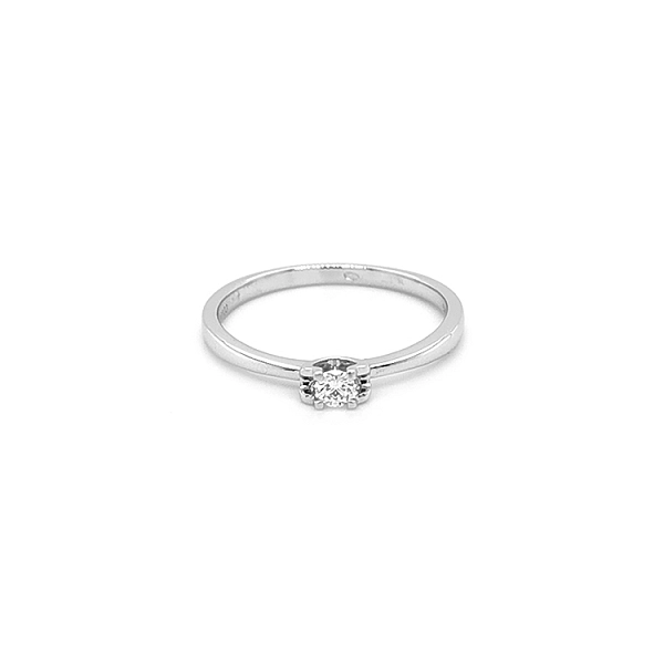 Gold Verlobungsring mit Diamant