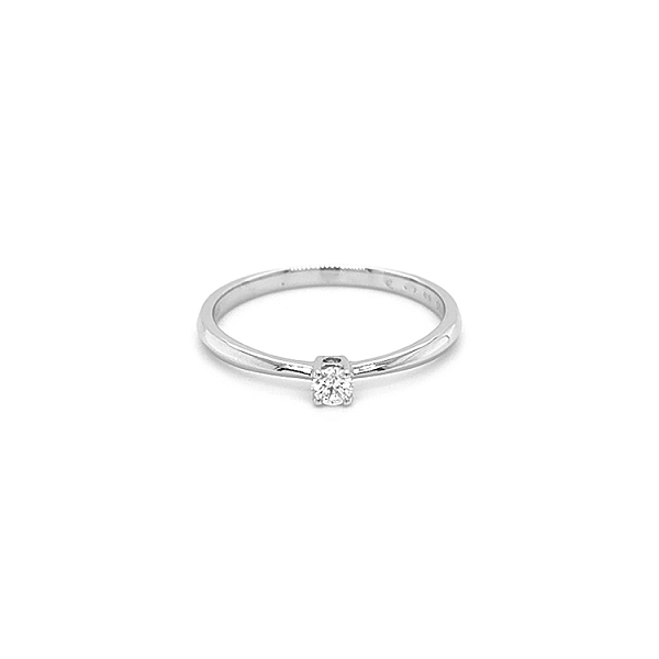 Gold Verlobungsring mit Diamant
