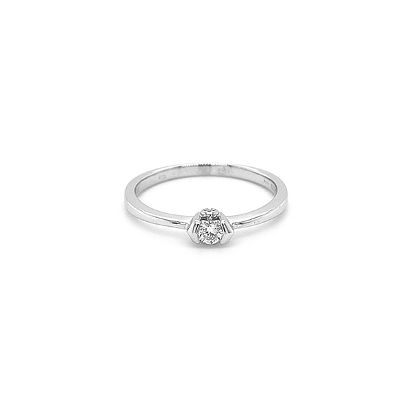 Gold Verlobungsring mit Diamant