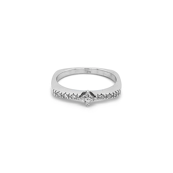 Goldring mit Diamanten
