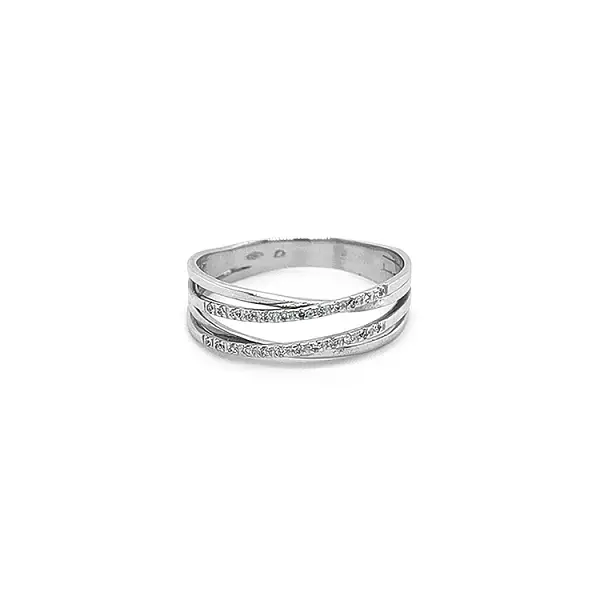 Goldring mit Diamanten