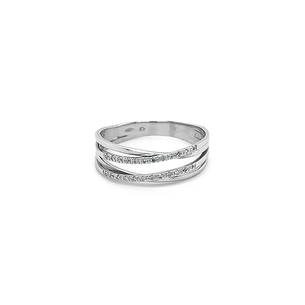 Goldring mit Diamanten