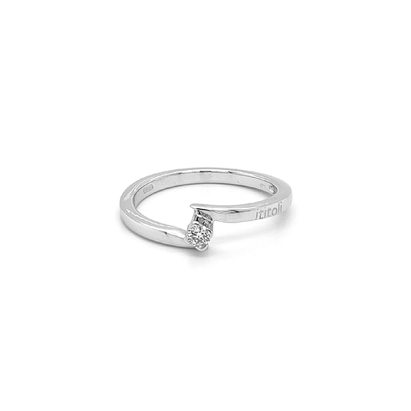 Gold Verlobungsring mit Diamant