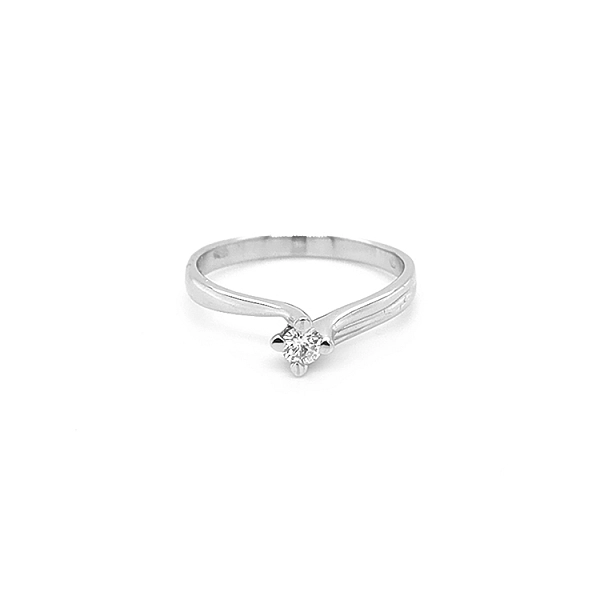 Gold Verlobungsring mit Diamant