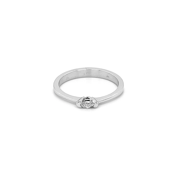 Gold Verlobungsring mit Diamant