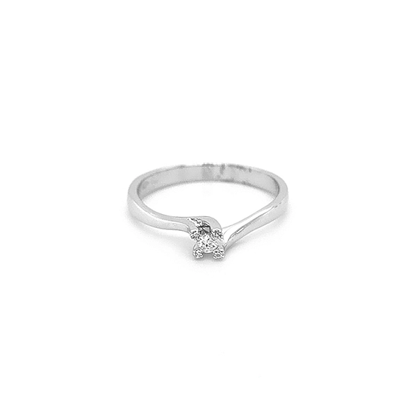 Gold Verlobungsring mit Diamant