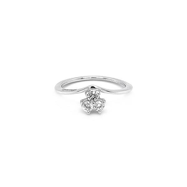 Goldring mit Diamanten