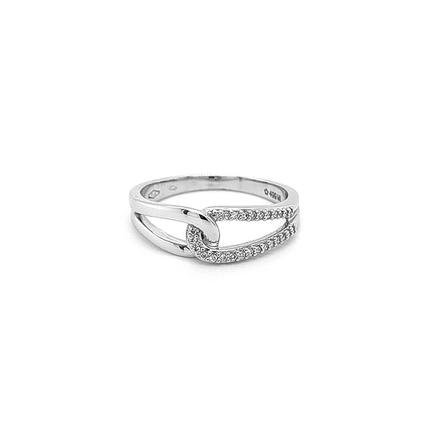 Goldring mit Diamanten