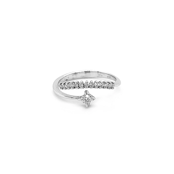 Goldring mit Diamanten
