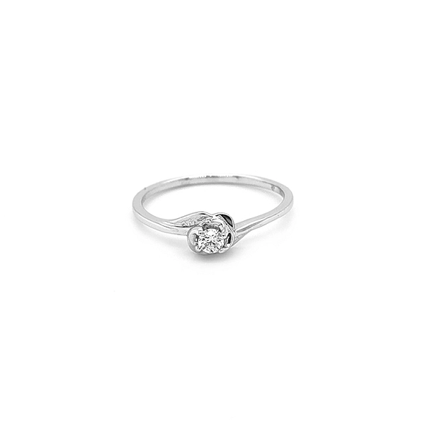 Gold Verlobungsring mit Diamant