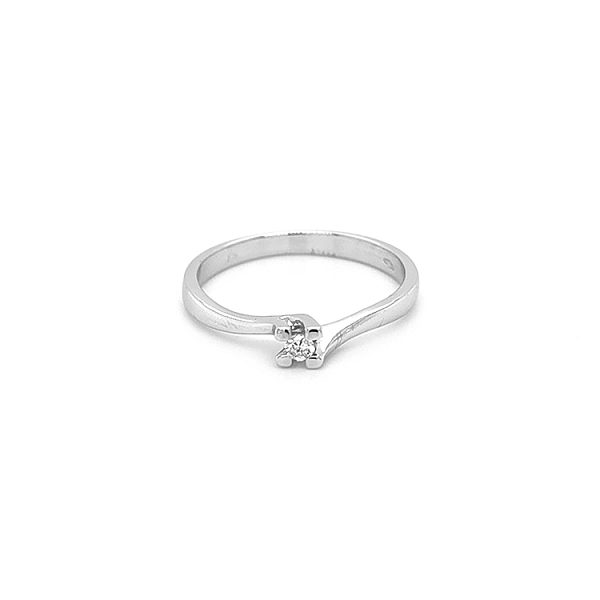 Gold Verlobungsring mit Diamant