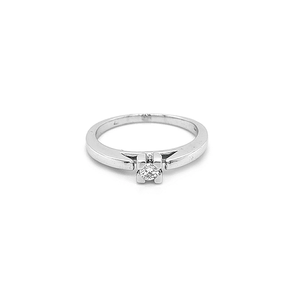 Gold Verlobungsring mit Diamant