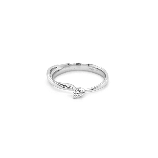 Gold Verlobungsring mit Diamant