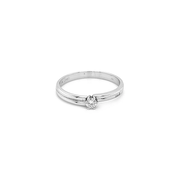 Gold Verlobungsring mit Diamant