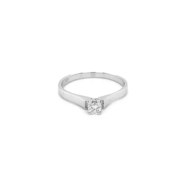 Gold Verlobungsring mit Diamant