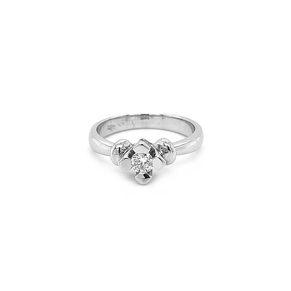 Gold Verlobungsring mit Diamant