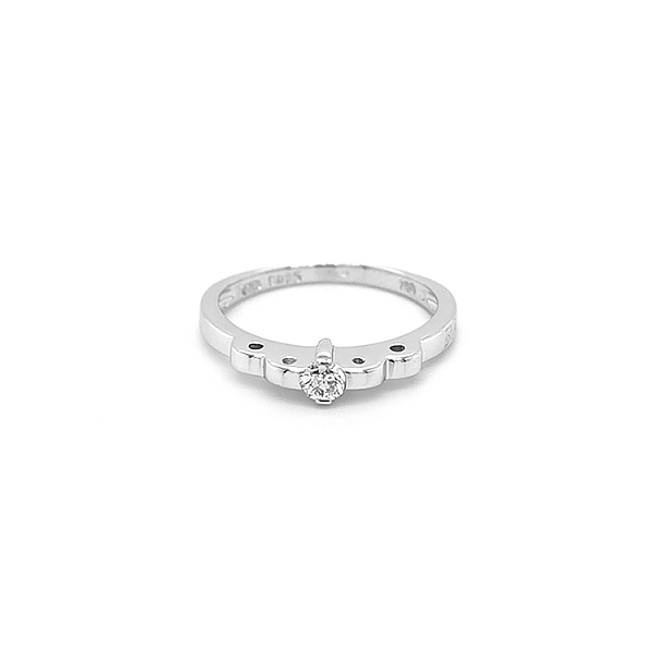 Gold Verlobungsring mit Diamant