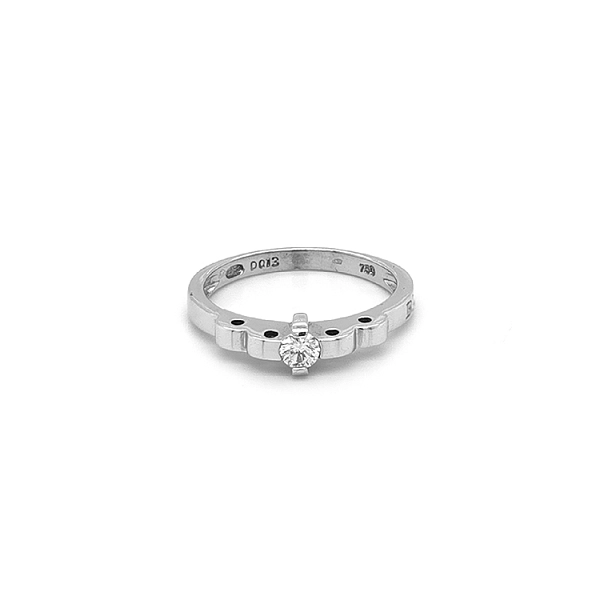Gold Verlobungsring mit Diamant