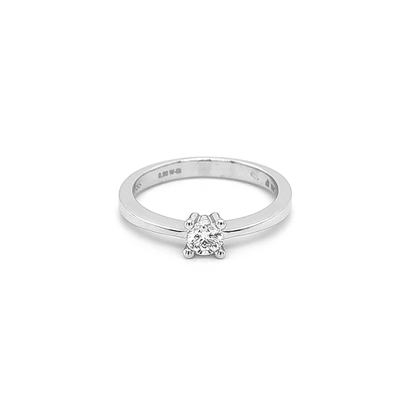 Gold Verlobungsring mit Diamant