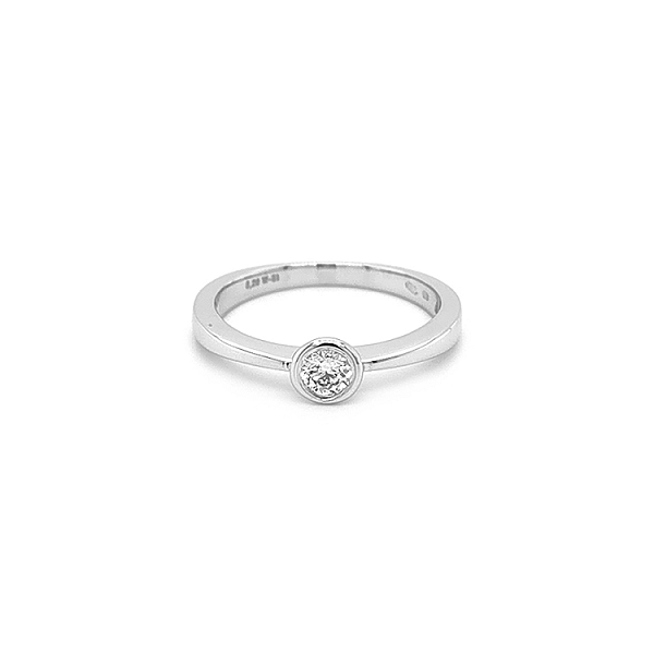 Gold Verlobungsring mit Diamant
