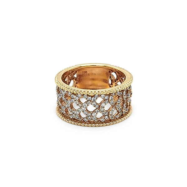 Goldring mit Diamanten