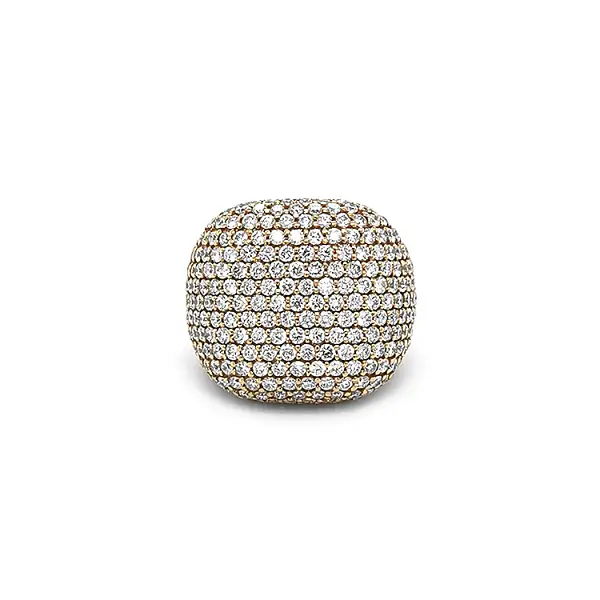 Goldring mit Diamanten