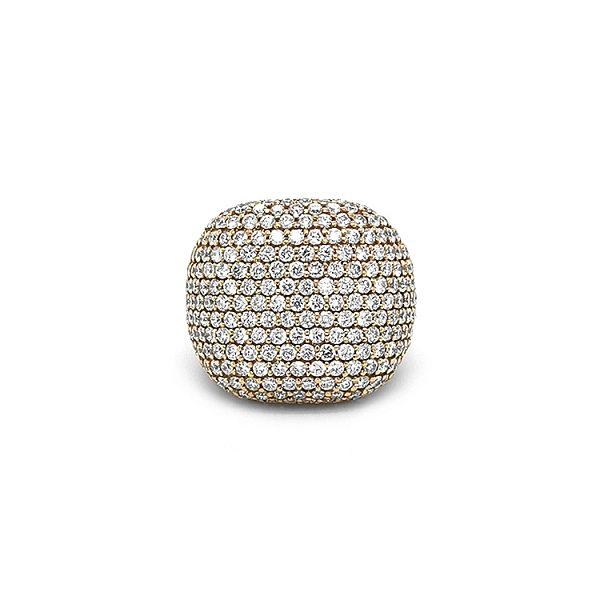 Goldring mit Diamanten