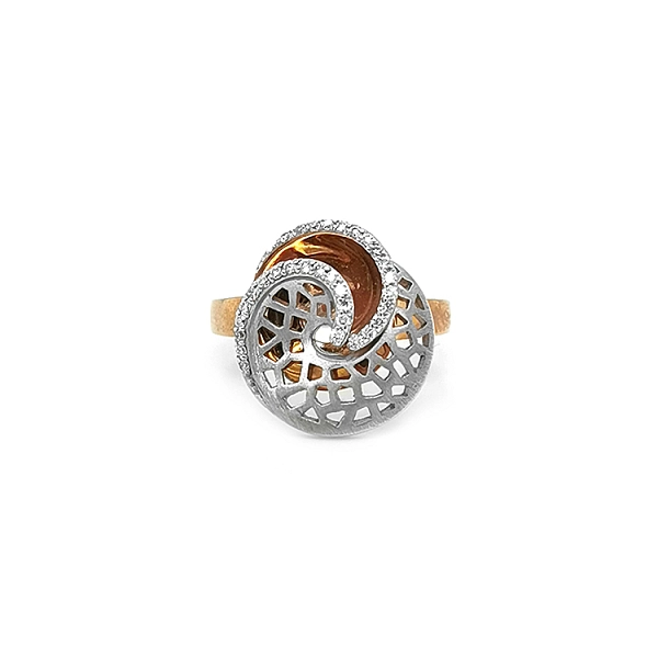 Goldring mit Diamanten