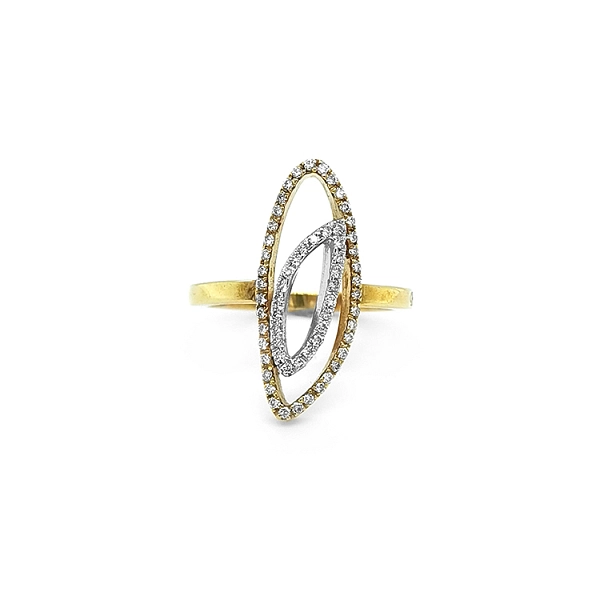 Goldring mit Diamanten