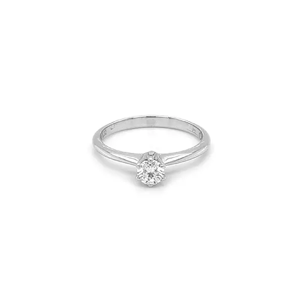 Gold Verlobungsring mit Diamant