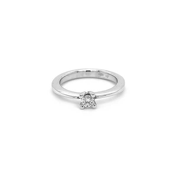Gold Verlobungsring mit Diamant