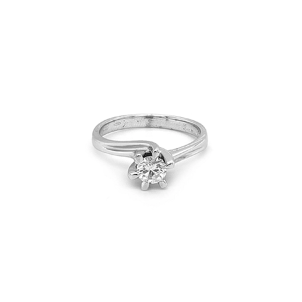 Gold Verlobungsring mit Diamant