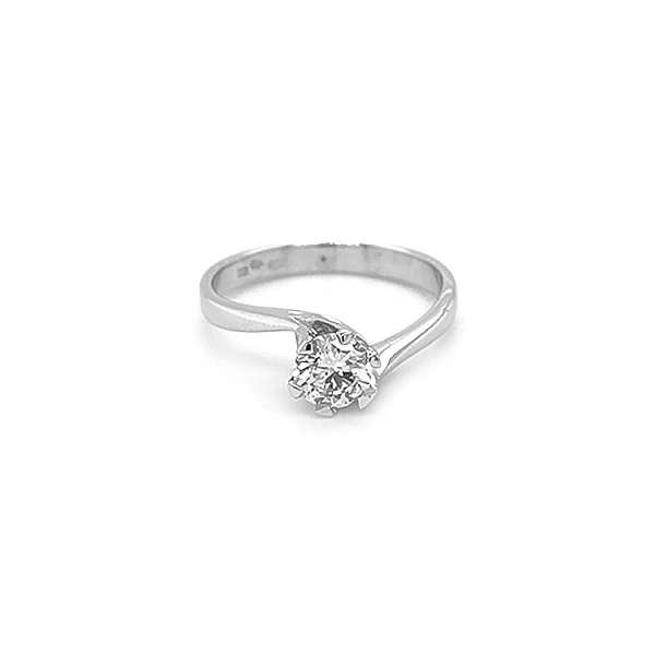 Gold Verlobungsring mit Diamant