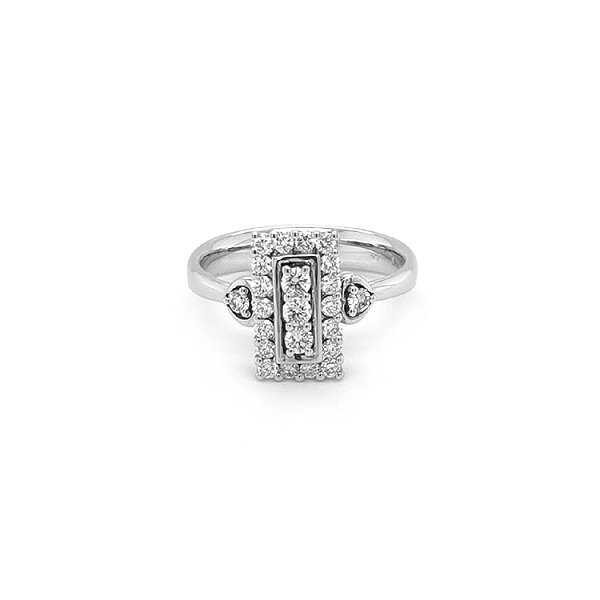 Goldring mit Diamanten