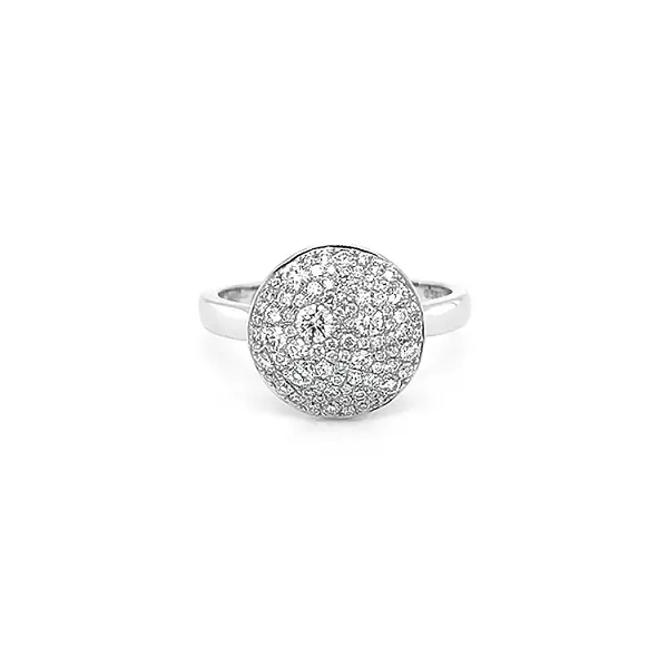 Goldring mit Diamanten