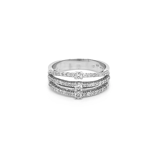 Goldring mit Diamanten