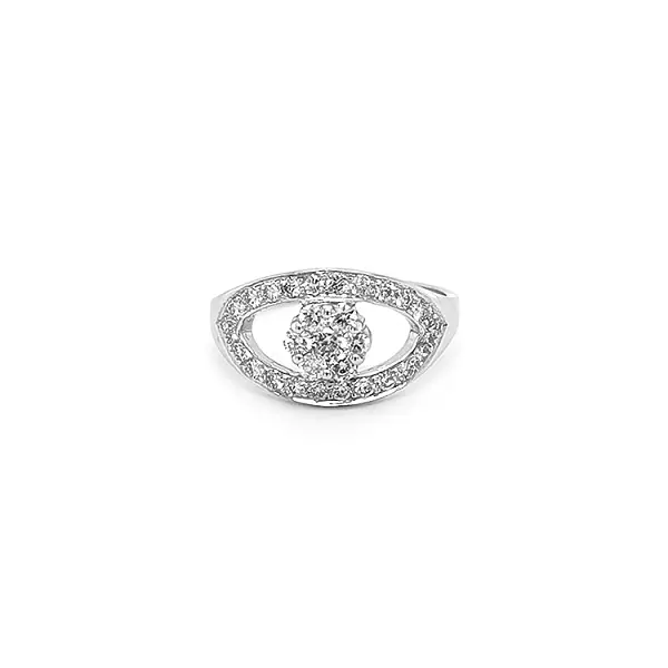 Goldring mit Diamanten