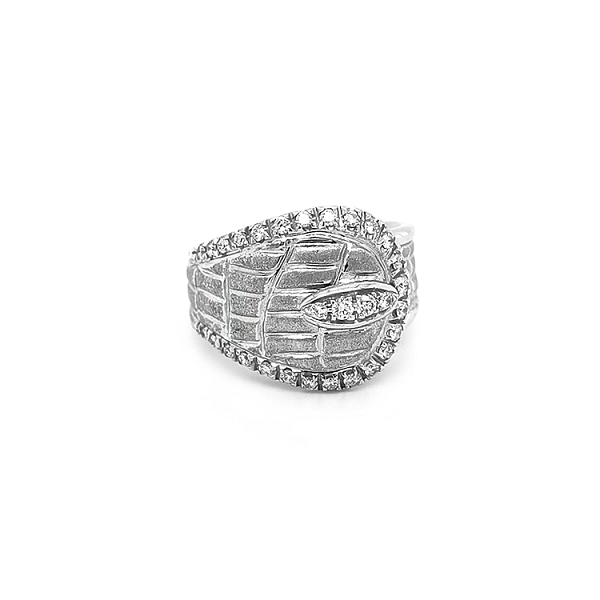 Goldring mit Diamanten