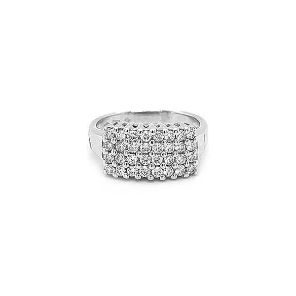 Goldring mit Diamanten