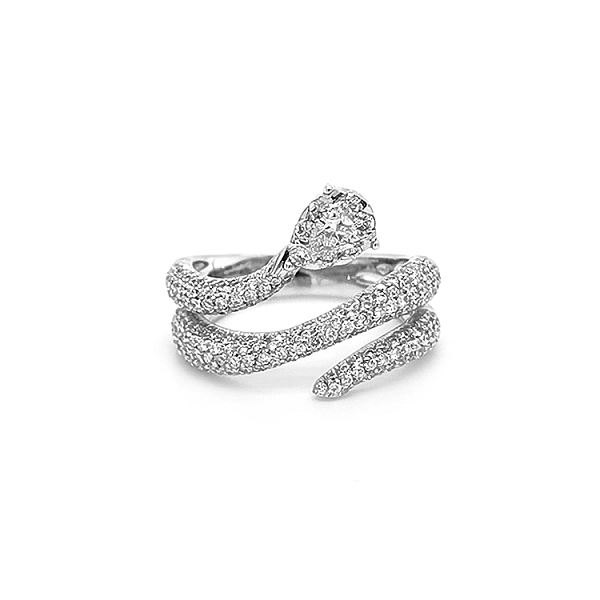 Goldring mit Diamanten