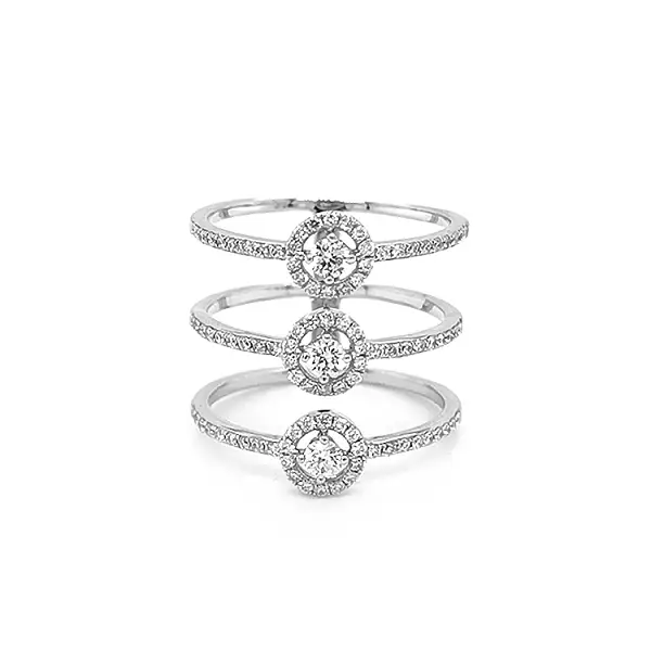 Goldring mit Diamanten