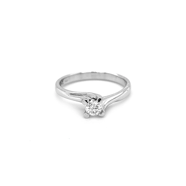 Gold Verlobungsring mit Diamant