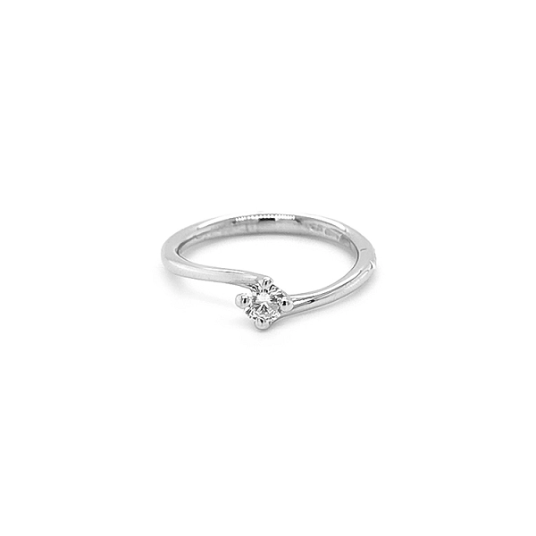 Gold Verlobungsring mit Diamant