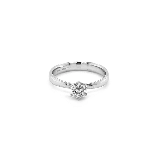 Goldring mit Diamanten